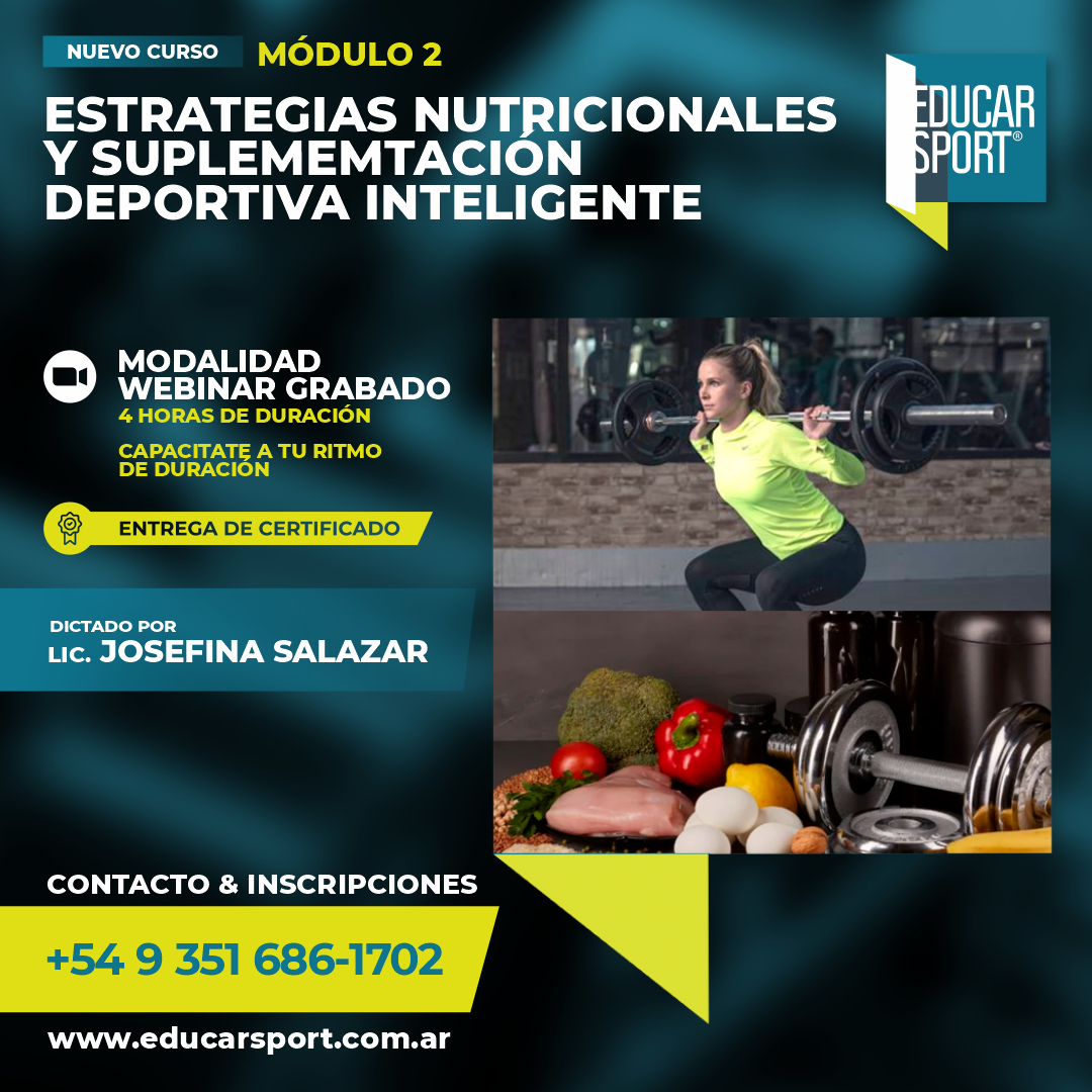 Estrategias nutricionales y suplememtación deportiva